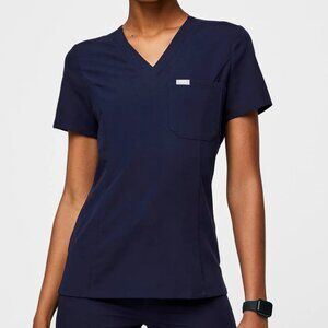 FIGS, NWT, Catarina Slim Scrub Top Navy